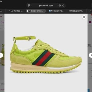 Gucci Re-Motion with GG Nylon Acid Green